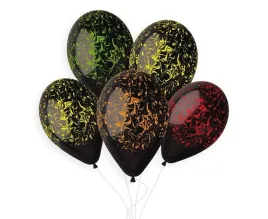 balony-premium-hel-marble-czarne-33cm-5szt