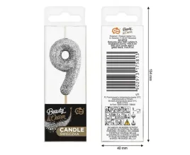 swieczka-piker-9-czarna-brokatowa-11x3-5-cm