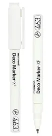marker-akrylowy-deco-463-xf-bialy-6szt-monami
