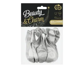 balony-beautyandcharm-metaliki-srebrne-10szt