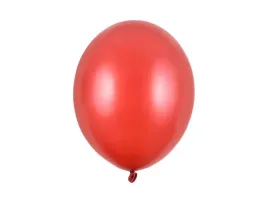 balony-strong-metallic-poppy-red-30cm-10szt