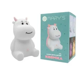 lampka-nocna-led-krowka-rozowa