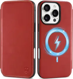shieldon-naturalne-etui-skorzane-do-iphone-16-pro-rfid-z-klapka-czerwony