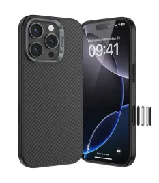 benks-kevlar-etui-magsafe-600d-do-iphone-16-pro-wlokno-aramidowe-czarny