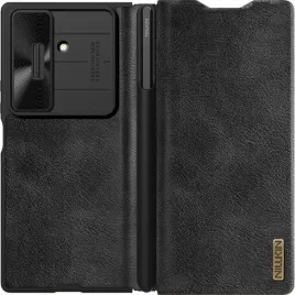 nillkin-qin-pro-leather-case-skorzane-etui-samsung-galaxy-z-fold7-czarne