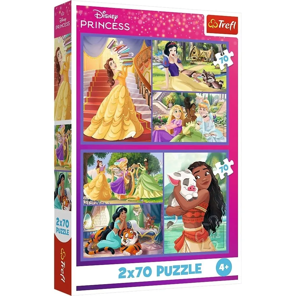puzzle-2x70-bajkowe-dni-trefl