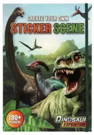 ksiazka-z-naklejkami-a4-dino