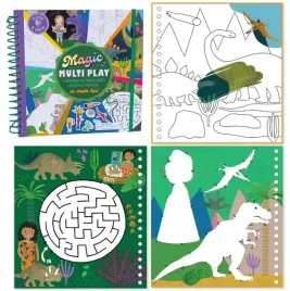 kolorowanka-wodna-z-zadaniami-dinozaury