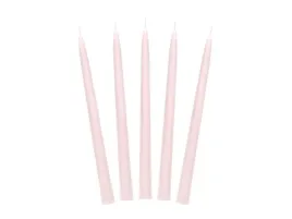 swieca-stozkowa-matowa-brudny-roz-24cm-10szt