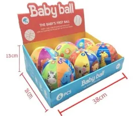 pilka-dla-malucha-z-materialu-13cm-mix