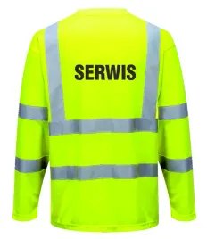 koszulka-s178-dlugi-rekaw-zolty-z-nadrukiem-serwis-s