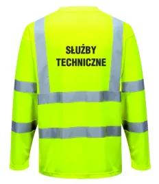 koszulka-s178-dlugi-rekaw-zolty-z-nadrukiem-sluzby-techniczne-s