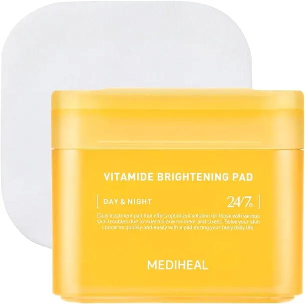 Mediheal Rozświetlające Płatki do Twarzy z Vit. C Vitamide Brightening Pad