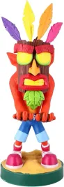 stojak-na-pad-telefon-figurka-crash-bandicoot-aku-aku-20cm-cable-guys