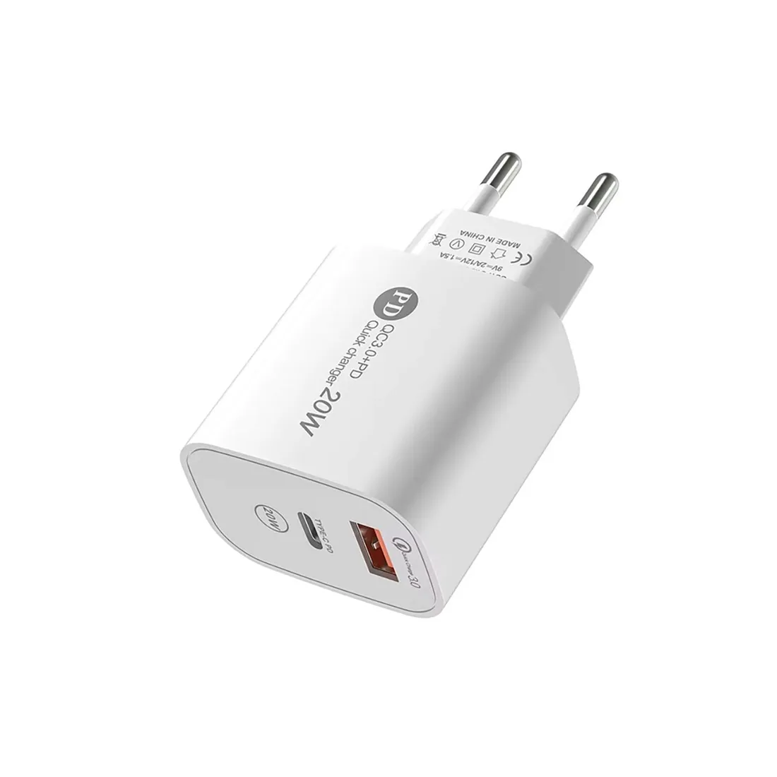ladowarka-sieciowa-20w-usb-a-usb-c-z-kablem-usb-c-1m-biala