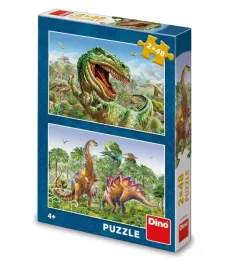 puzzle-2x48-walczace-dinozaury
