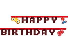 banner-gaming-party-happy-birthday