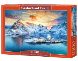 puzzle-1000-sunrise-on-sakrisoy-lofoten-castor