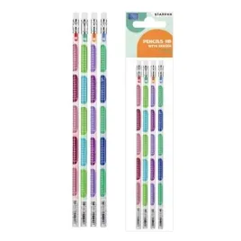 olowek-z-gumka-hb-tabliczka-mnozenia-4szt