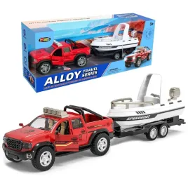 auto-terenowe-metalowe-z-przyczepa-i-lodzia