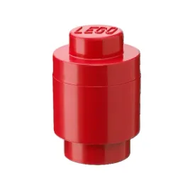 pojemnik-klocek-lego-okragly-czerwony