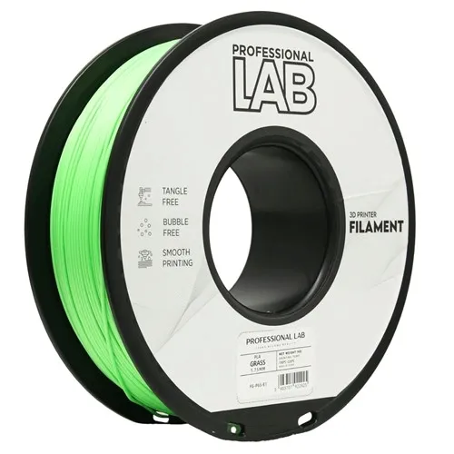 Filament PLA GRASS Green 1,75 mm 1 kg Prof. Lab do drukarki 3D