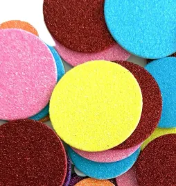 naklejki-z-pianki-kolka-brokatowe