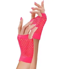 rekawiczki-bez-palcow-neonowe-rozowe