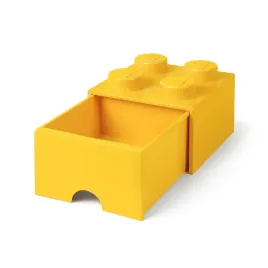 lego-pojemnik-klocek-z-szuflada-czworka-zolty