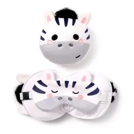 poduszka-podrozna-i-maska-na-oczy-zebra