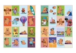 kolorowanie-z-naklejkami-kapibara-i-sport