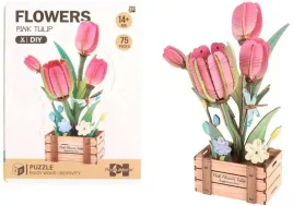 puzzle-3d-drewniane-kwiaty-tulipany