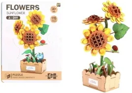 puzzle-3d-drewniane-kwiaty-slonecznik