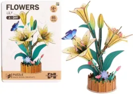 puzzle-3d-drewniane-kwiaty-lilie