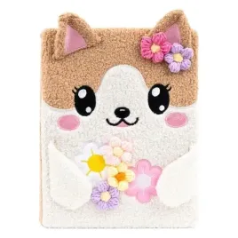 pamietnik-a4-pluszowy-piesek