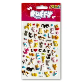 naklejki-puffy-i-love-cat