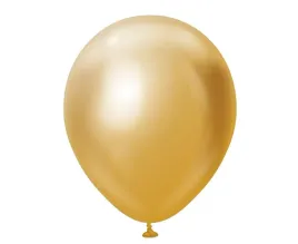 balony-mirror-gold-50szt