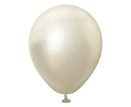 balony-mirror-white-gold-100-szt