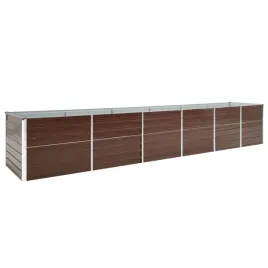 donica-ogrodowa-480x80x77-cm-stal-galwanizowana-brazowa