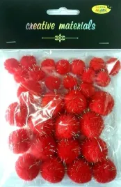 pompony-glitter-czerwone-15x25mm-30szt