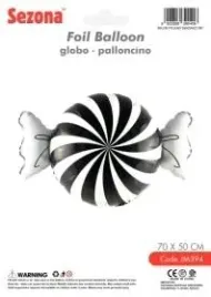 balon-cukierek-czarno-bialy-70x50cm