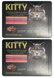 mokra-karma-dla-kota-kitty-kawalki-szarpane-w-sosie-mix-smakow-12x85g