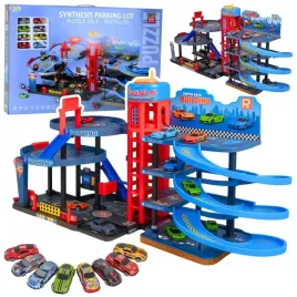 parking-z-8-metalowymi-autkami-tor-4-poziomy