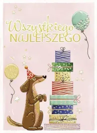 karnet-b6-urodziny-jamnik-z-prezentami