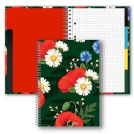 brulion-b5-160k-kratka-kwiaty-polskie-penmate