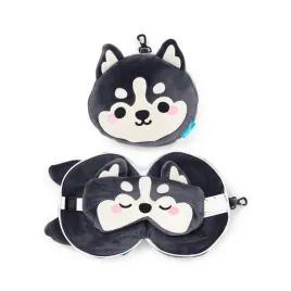 poduszka-podrozna-i-maska-na-oczy-pies-husky