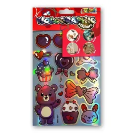 naklejki-holographic-cute-teddy-penmate