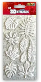 naklejki-3d-model-white-leaves-penmate