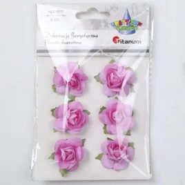 papierowe-roze-na-druciku-40mm-rozowe-6szt