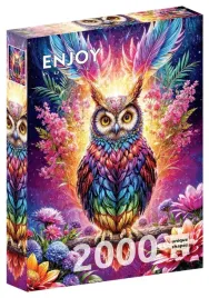 puzzle-2000-kolorowa-sowa